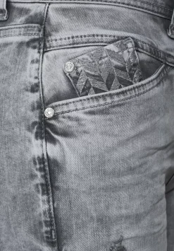 Graue Casual Fit Jeans