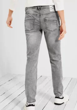 Graue Loose Fit Jeans