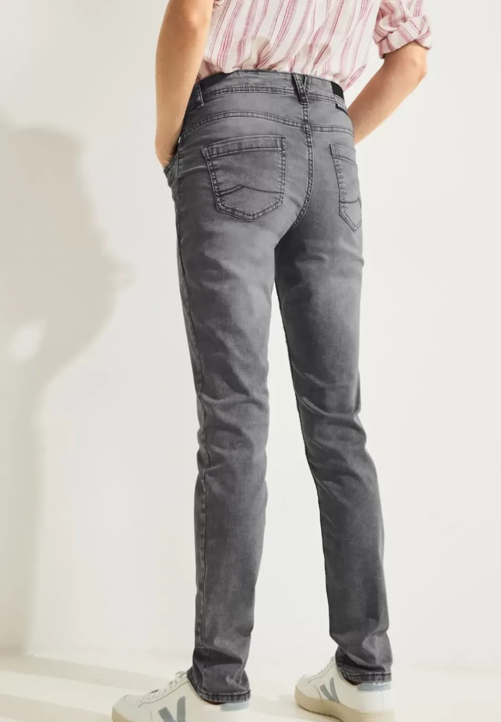 Graue Loose Fit Jeans