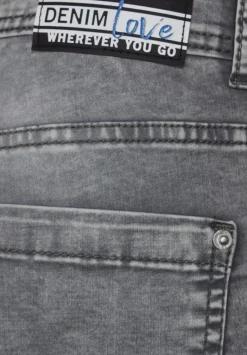 Graue Loose Fit Jeans