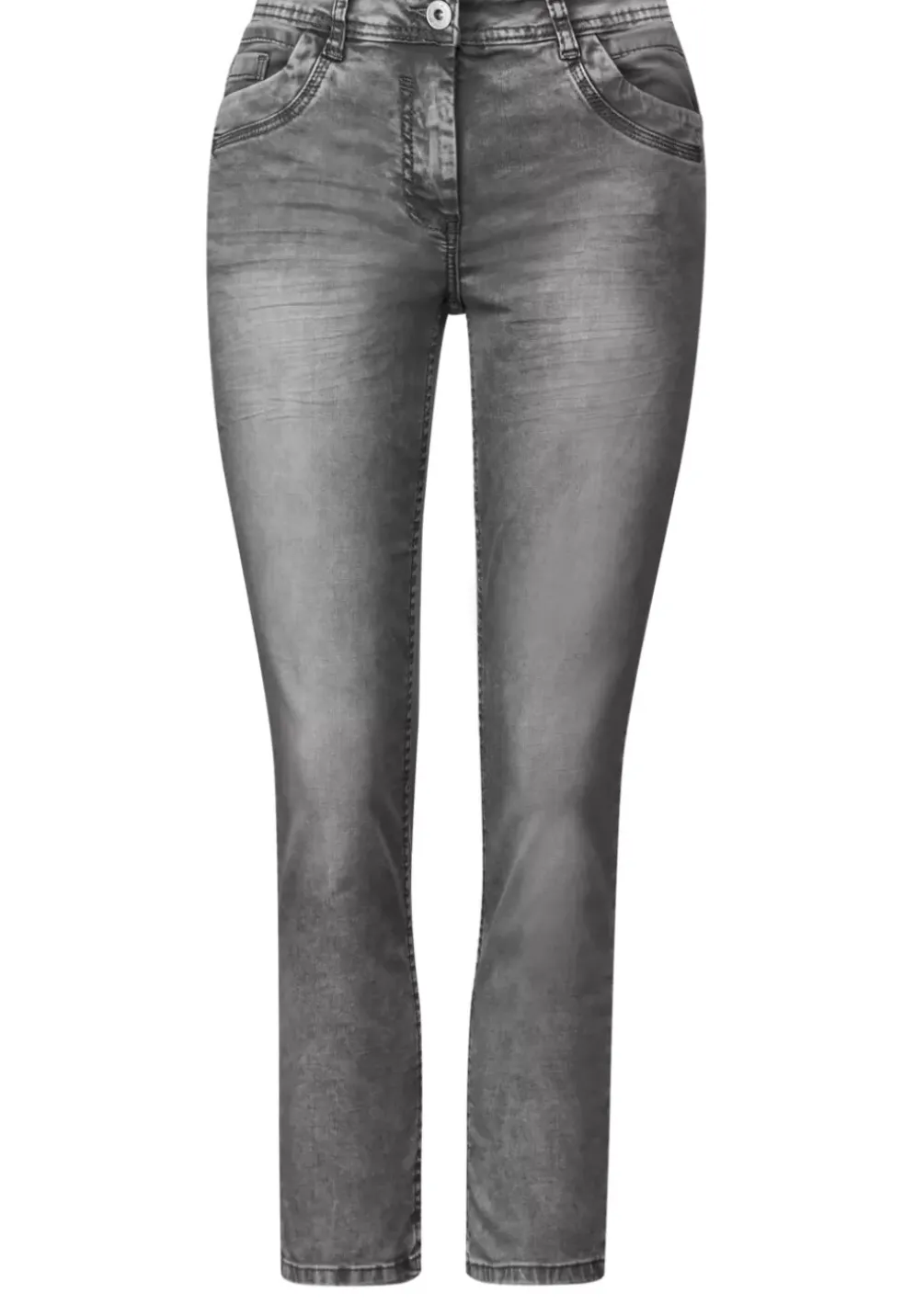 Graue Loose Fit Jeans