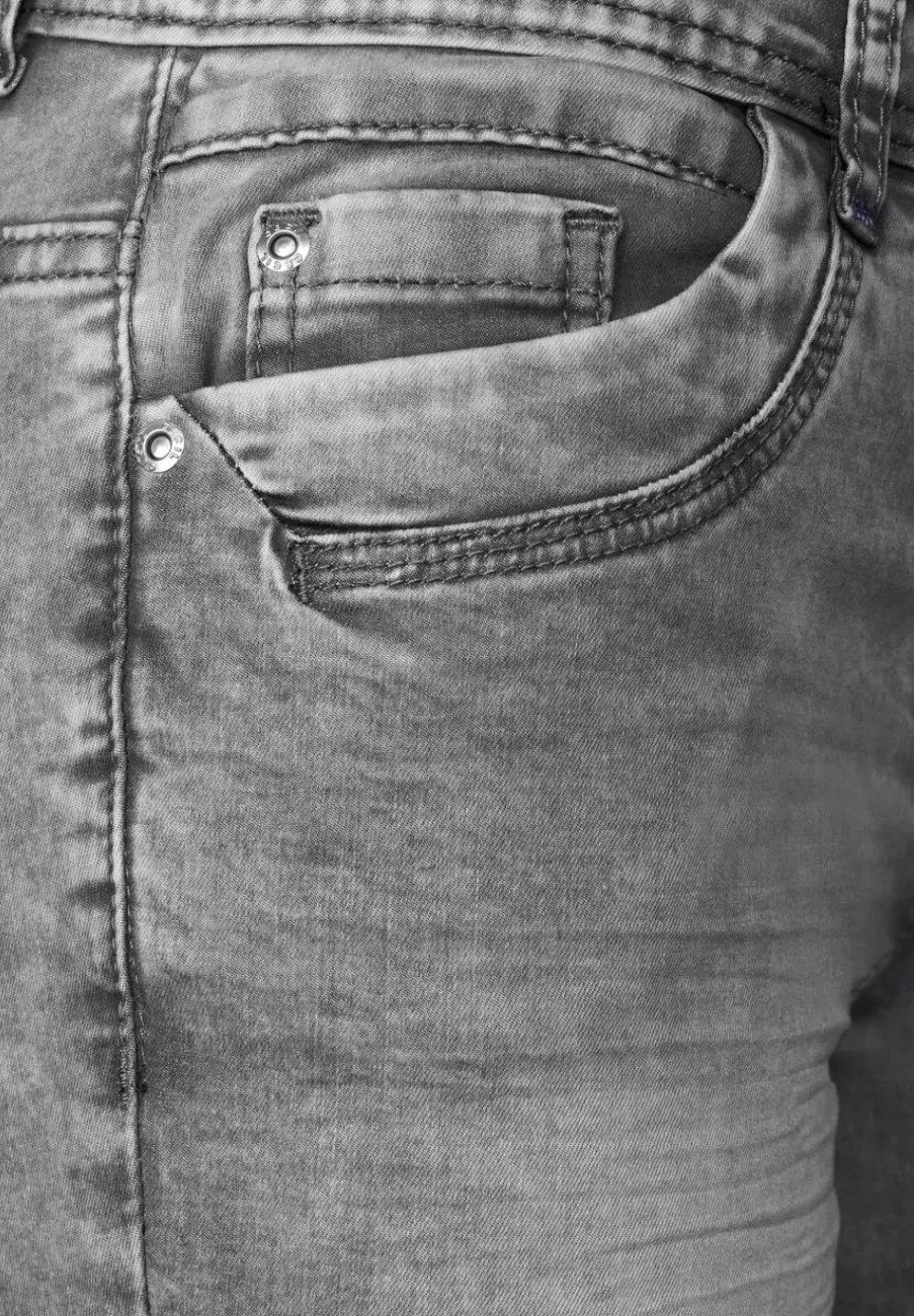 Graue Loose Fit Jeans