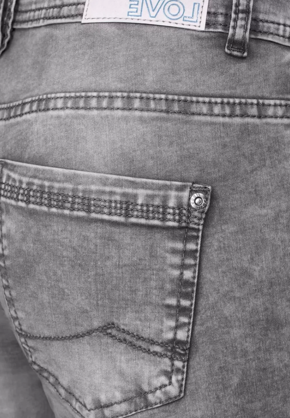 Graue Loose Fit Jeans