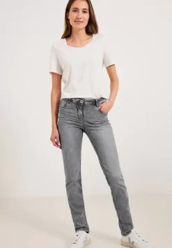 Graue Slim Fit Jeans