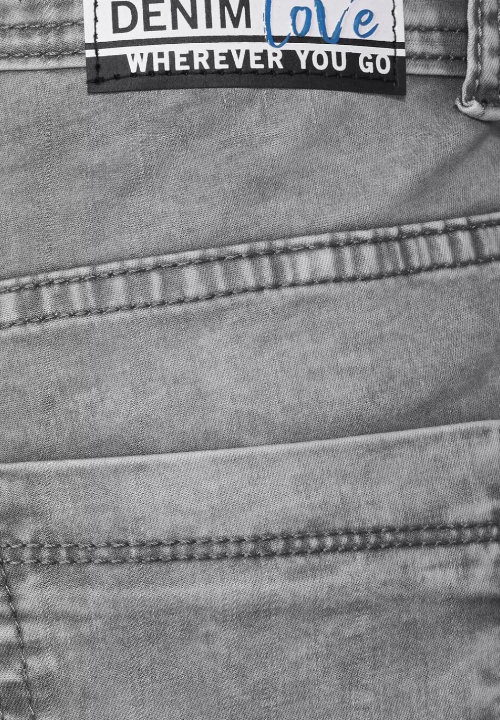 Graue Slim Fit Jeans