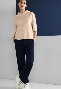 Halbarm Kapuzenpullover