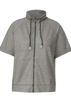 Halbarm Sweatshirtjacke