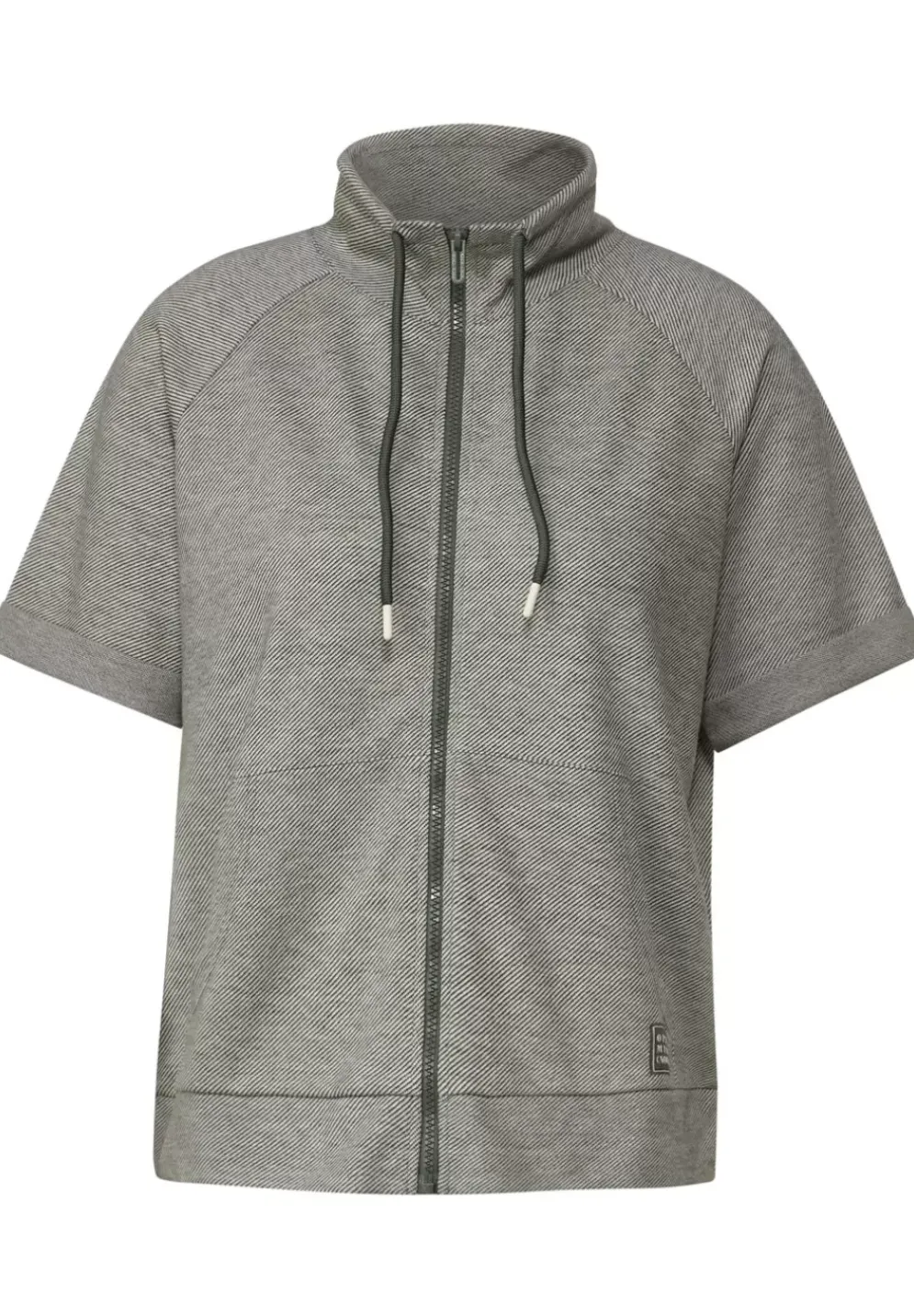 Halbarm Sweatshirtjacke
