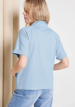 Halbarm Sweatshirtjacke