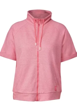 Halbarm Sweatshirtjacke