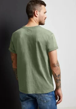 Henleyshirt In Garment Dye
