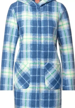 Hoodie Jacke Mit Karomuster