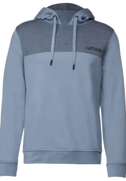 Hoodiesweater Im Materialmix
