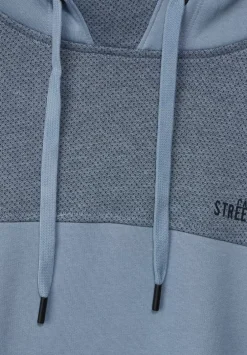 Hoodiesweater Im Materialmix