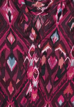 Ikat Bluse Mit 3/4 Armel