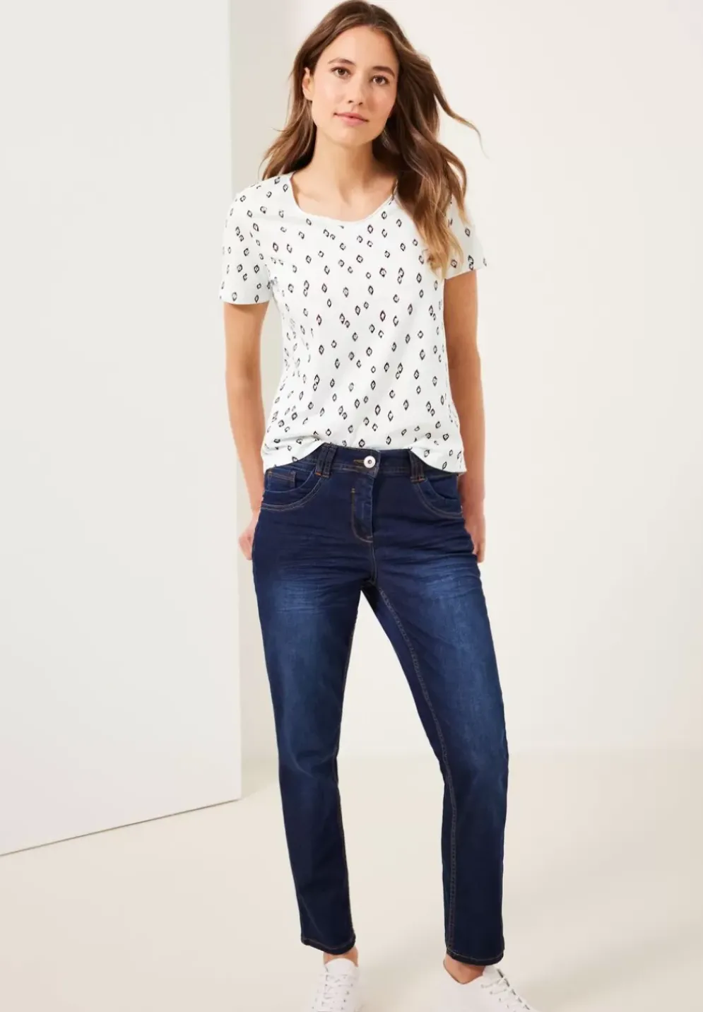 Ikat Minimalprint T-Shirt