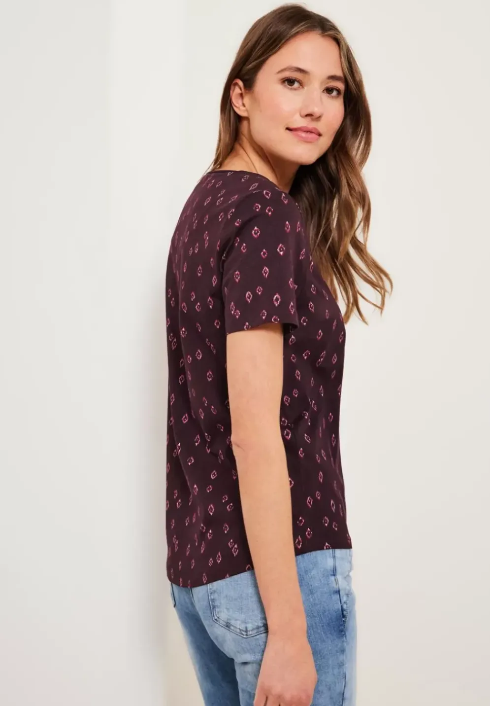 Ikat Minimalprint T-Shirt