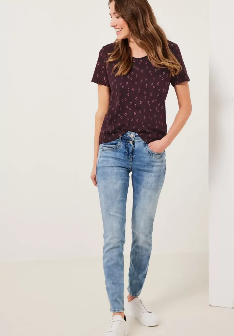 Ikat Minimalprint T-Shirt
