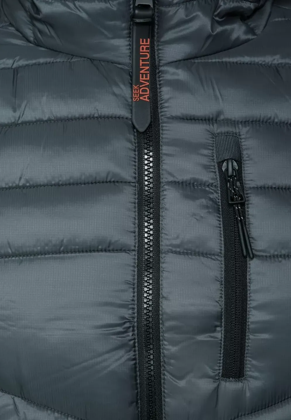 Jacke Im Materialmix