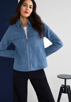 Jacke In Wolloptik