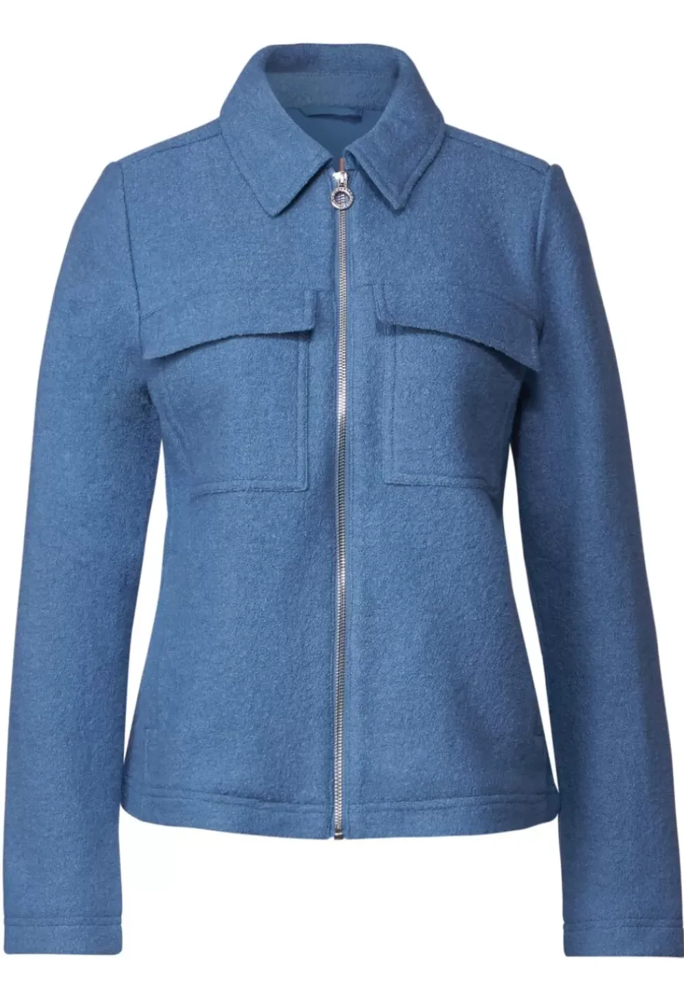 Jacke In Wolloptik