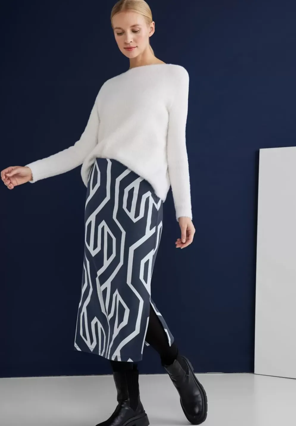 Jacquard Midirock Mit Dessin
