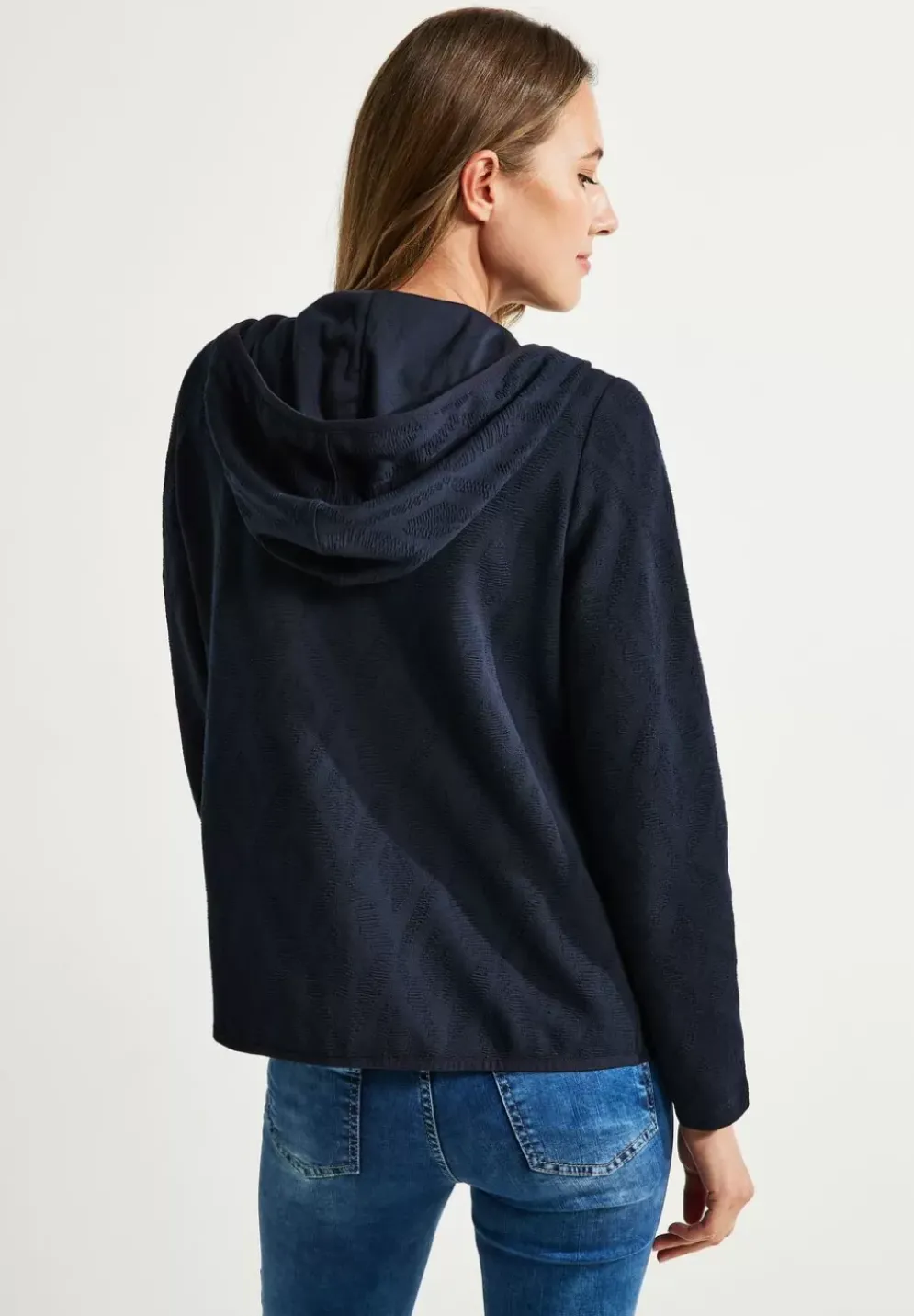 Jacquard Sweatjacke