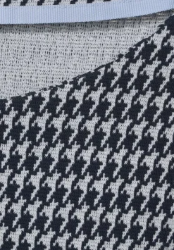 Jacquardshirt Mit 3/4 Armel