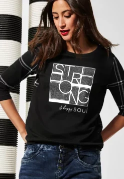 Jacquardshirt Mit Partprint