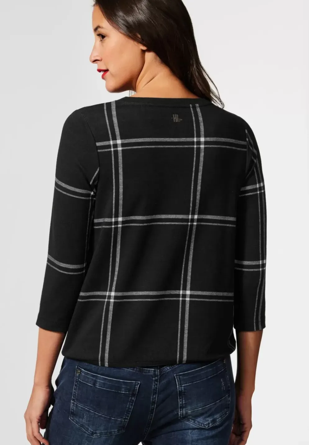Jacquardshirt Mit Partprint