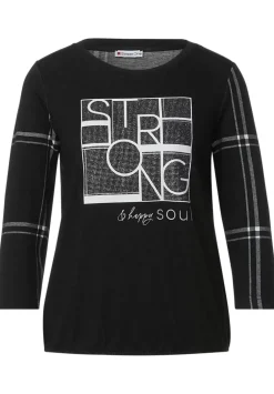 Jacquardshirt Mit Partprint