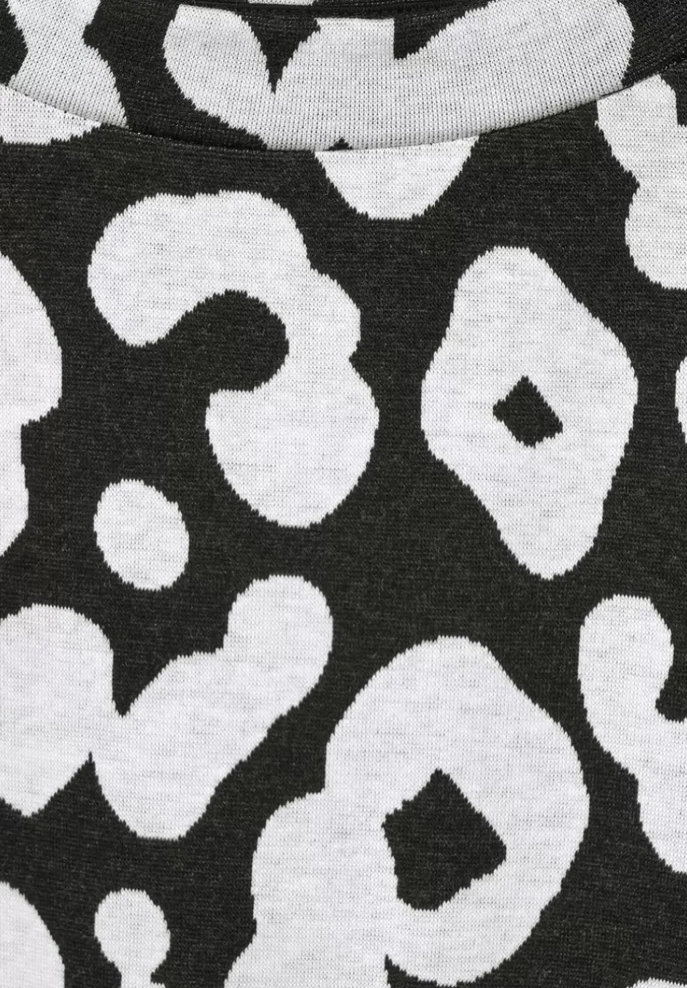 Jacquardshirt Mit Stehkragen
