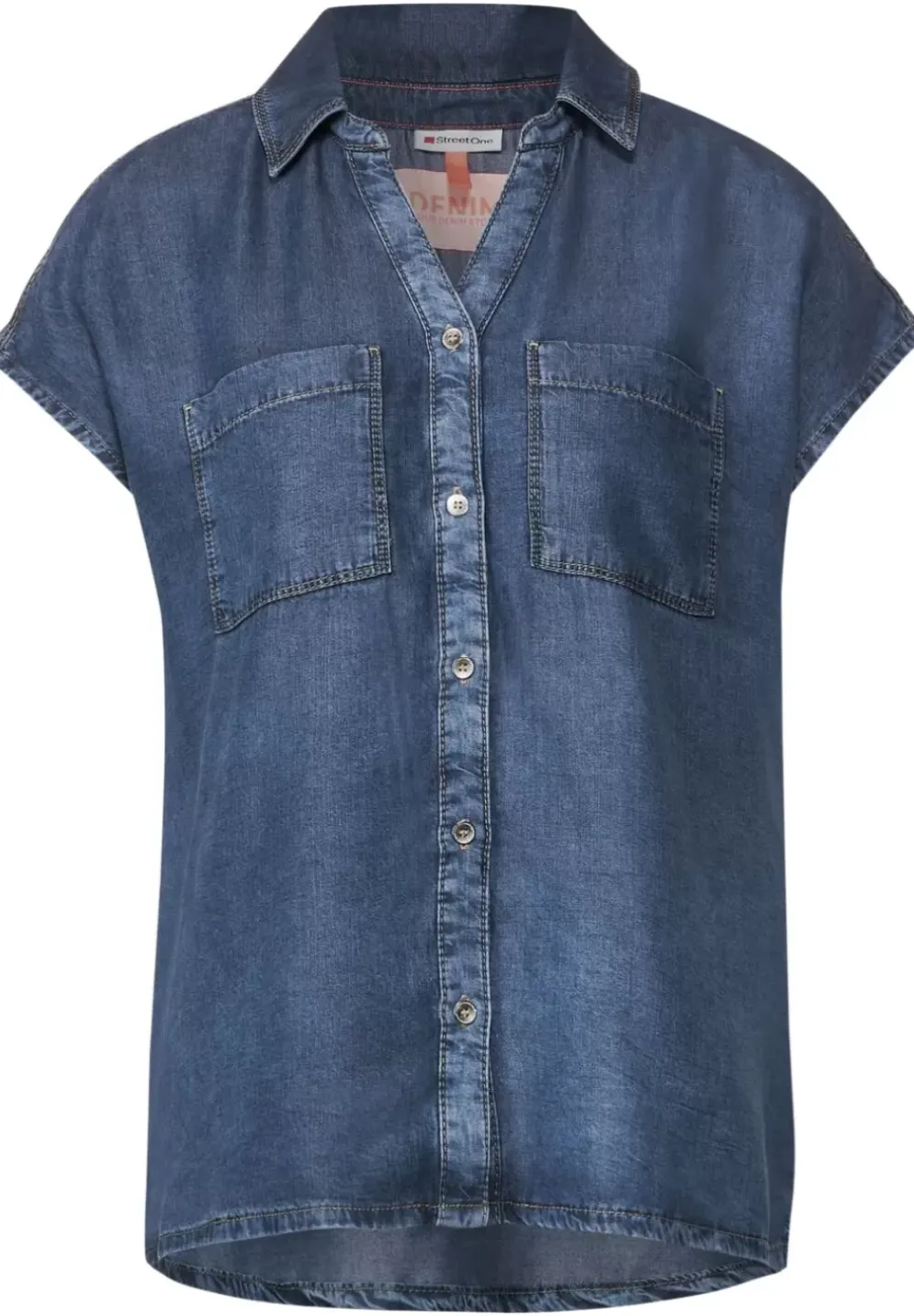 Jeansbluse In Blau
