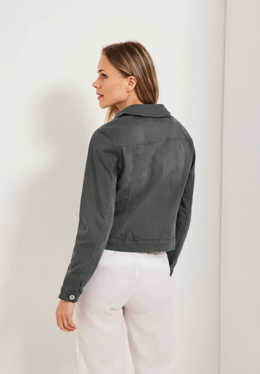 Jeansjacke In Garment Dye