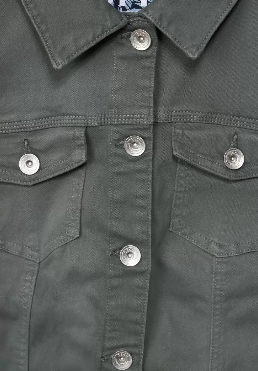 Jeansjacke In Garment Dye