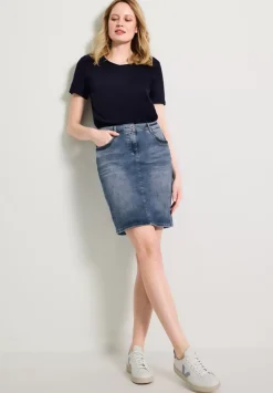Jeansrock Mit Pailletten