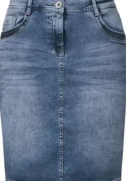 Jeansrock Mit Pailletten
