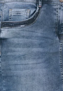 Jeansrock Mit Pailletten