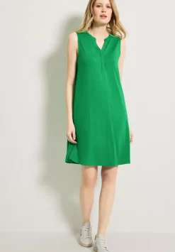 Jersey Kleid In Unifarbe