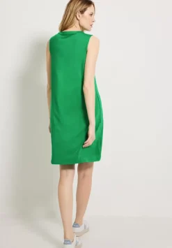 Jersey Kleid In Unifarbe