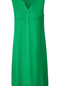Jersey Kleid In Unifarbe