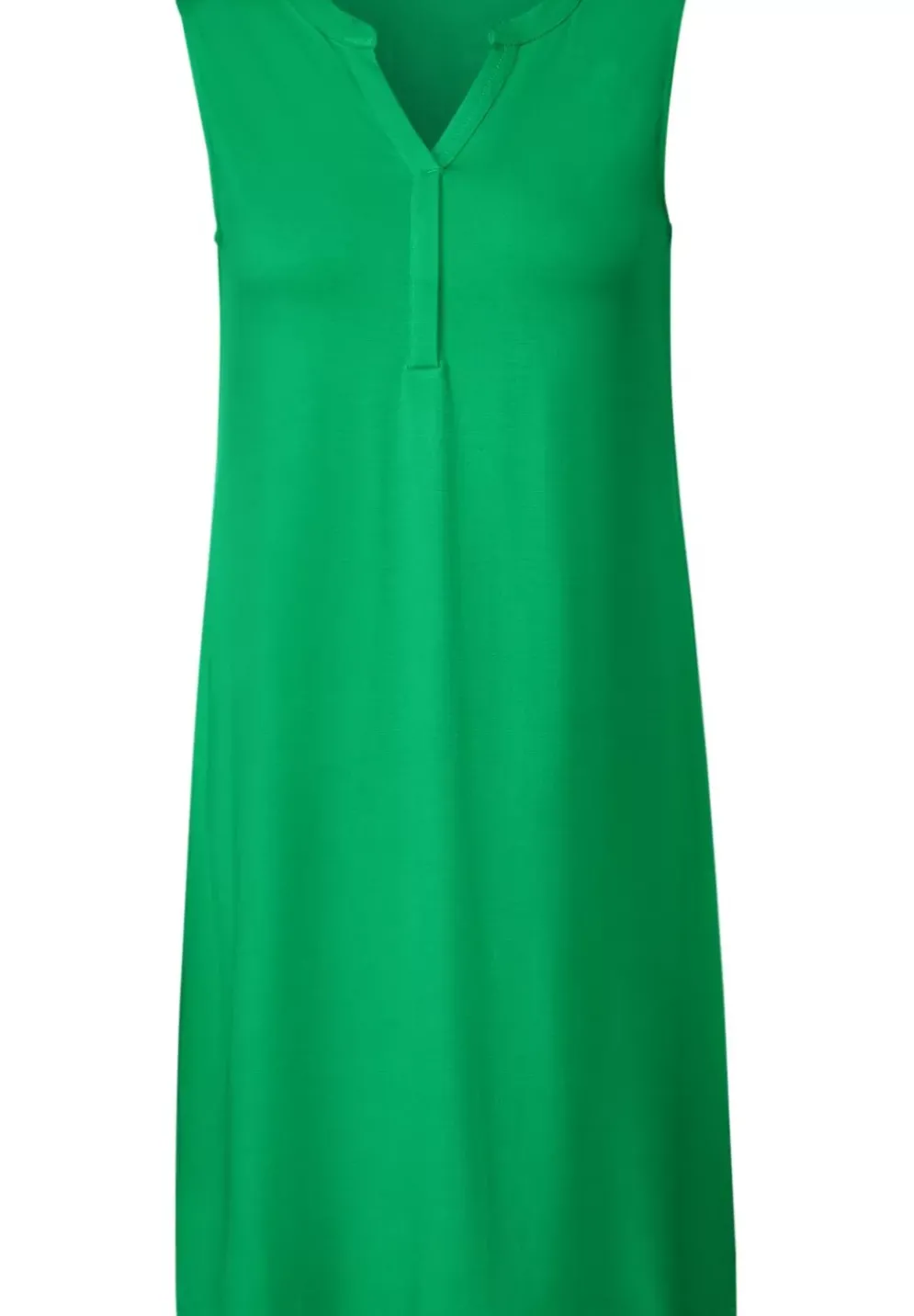 Jersey Kleid In Unifarbe