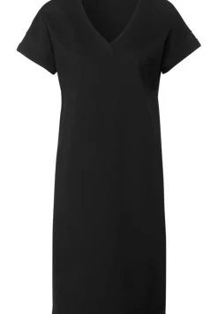 Jersey Kleid In Unifarbe