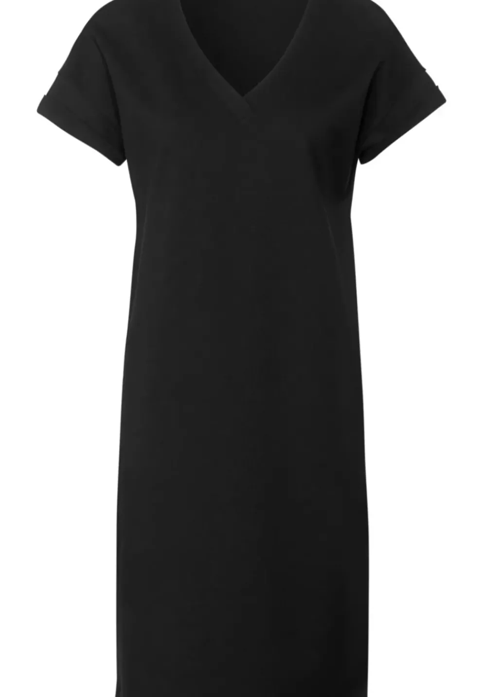Jersey Kleid In Unifarbe