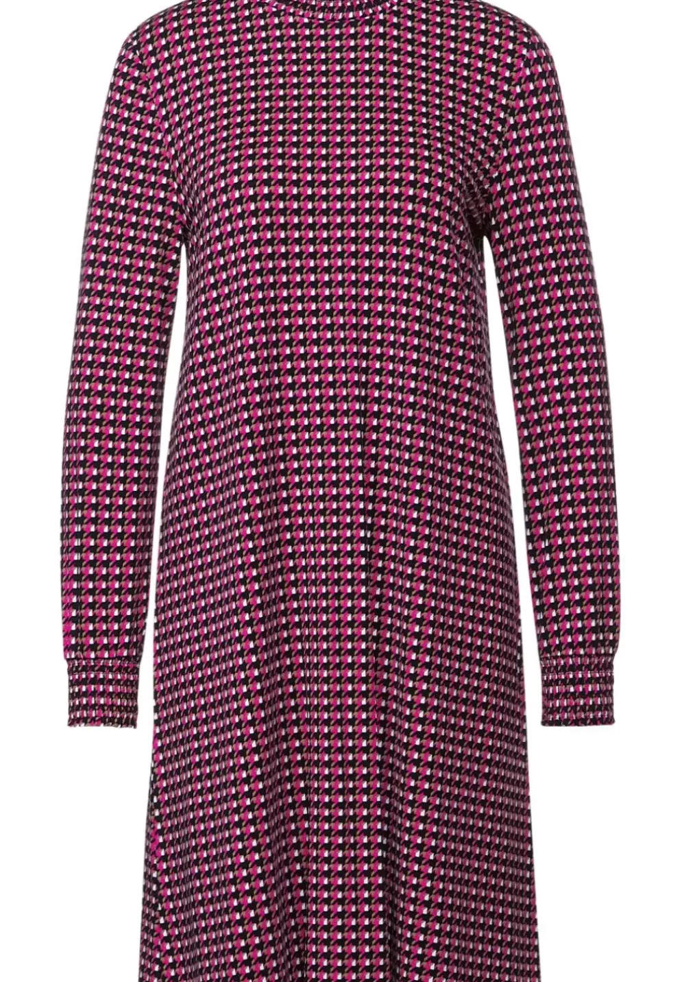 Jersey Kleid Mit Muster