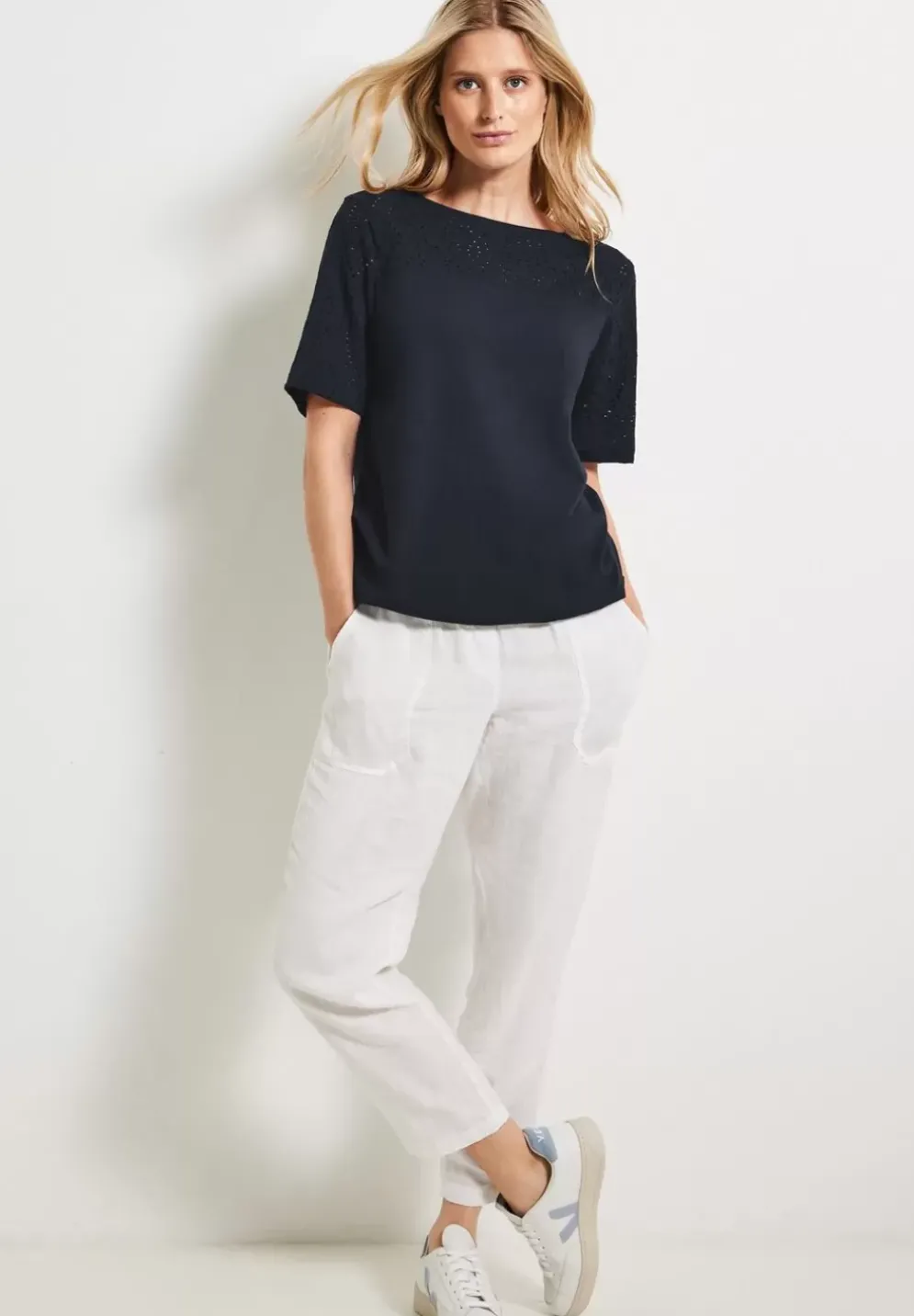 Jersey Materialmix Shirt