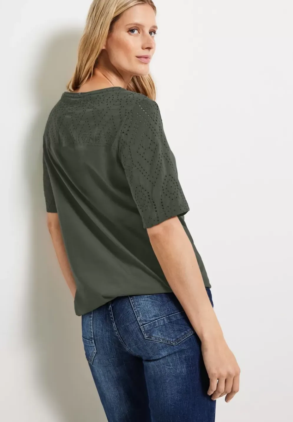 Jersey Materialmix Shirt