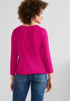 Jersey Shirt Mit 3/4 Armel