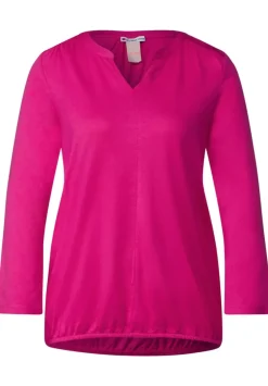 Jersey Shirt Mit 3/4 Armel