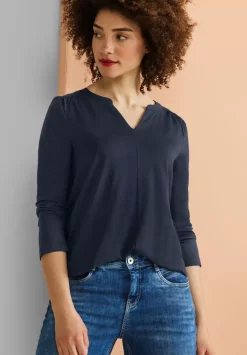 Jersey Shirt Mit 3/4 Armel